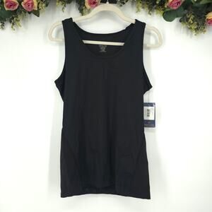 Tommie Copper Women's Lower Back Support Tank Black Size XL NWT